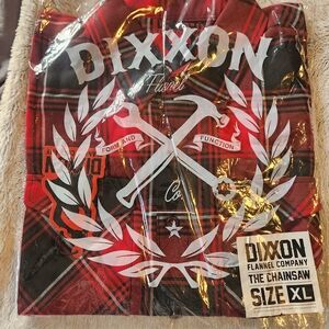 Dixxon Red Plaid Flannel Shirt XL